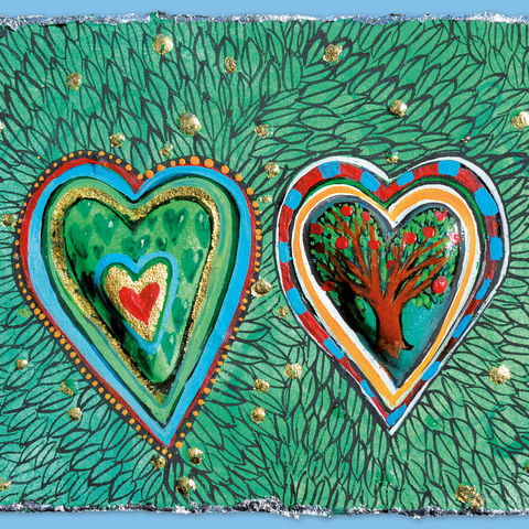 Darstellung des Puzzle Motivs In the Embrace of Natur In the Embrace of Natur 1000 Puzzle 3D Modell