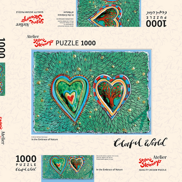 Darstellung des Puzzle Motivs In the Embrace of Natur 1000 Puzzle Schachtel 3D Modell