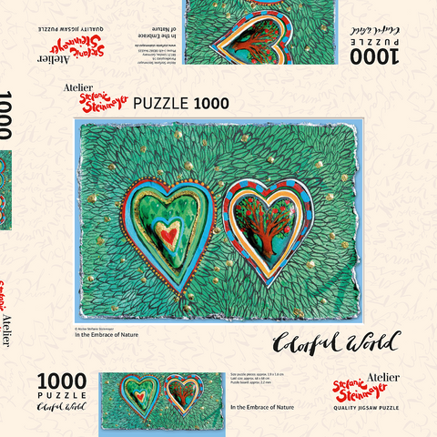 Darstellung des Puzzle Motivs In the Embrace of Natur In the Embrace of Natur 1000 Puzzle Schachtel 3D Modell