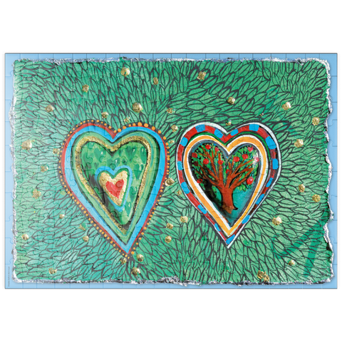 Darstellung des Puzzle Motivs In the Embrace of Natur puzzleplate In the Embrace of Natur 200 Puzzle