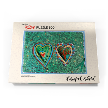 Darstellung des Puzzle Motivs In the Embrace of Natur 500 Puzzle Schachtel Ansicht3