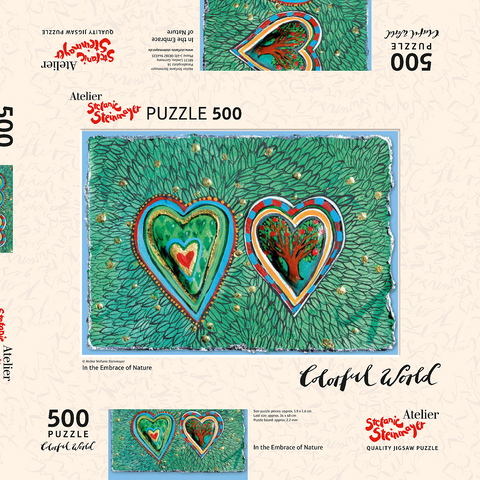 Darstellung des Puzzle Motivs In the Embrace of Natur In the Embrace of Natur 500 Puzzle Schachtel 3D Modell