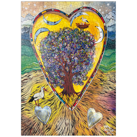 Darstellung des Puzzle-Motivs Tree of Storks – Puzzleteile: 1000