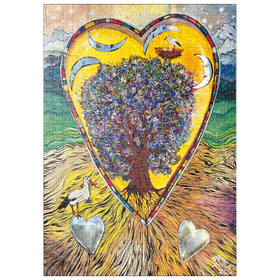 Darstellung des Puzzle Motivs Tree of Storks - Puzzleteile: 500