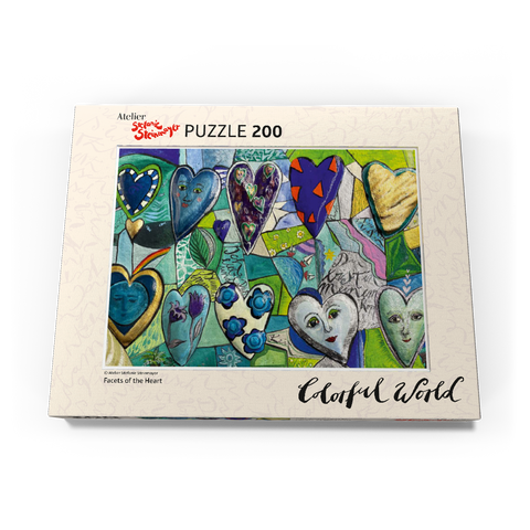 Darstellung des Puzzle Motivs Facets of the Heart Facets of the Heart 200 Puzzle Schachtel Ansicht3