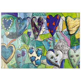 Darstellung des Puzzle Motivs Facets of the Heart - Puzzleteile: 200