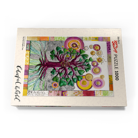 Darstellung des Puzzle Motivs The Fair Gingko Tree The Fair Gingko Tree 1000 Puzzle Schachtel Ansicht3