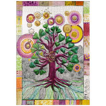 Darstellung des Puzzle Motivs puzzleplate The Fair Gingko Tree 1000 Puzzle