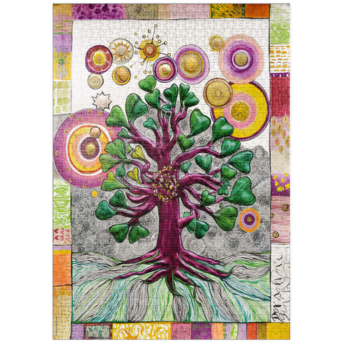Darstellung des Puzzle Motivs The Fair Gingko Tree puzzleplate The Fair Gingko Tree 1000 Puzzle