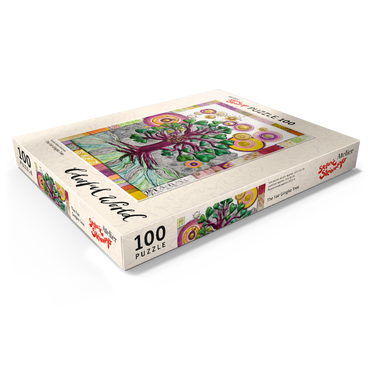 Darstellung des Puzzle Motivs The Fair Gingko Tree 100 Puzzle Schachtel Ansicht1