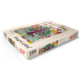 Darstellung des Puzzle Motivs The Fair Gingko Tree - Puzzleteile: 100