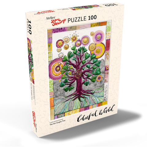 Darstellung des Puzzle Motivs The Fair Gingko Tree The Fair Gingko Tree 100 Puzzle Schachtel Ansicht2