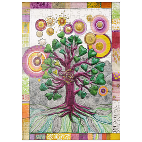 Darstellung des Puzzle-Motivs The Fair Gingko Tree – Puzzleteile: 200