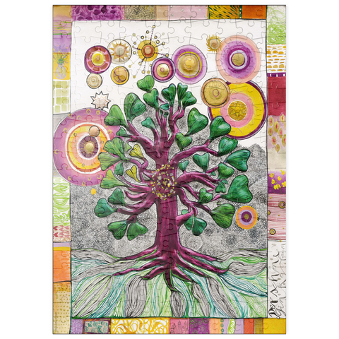 Darstellung des Puzzle Motivs The Fair Gingko Tree puzzleplate The Fair Gingko Tree 200 Puzzle
