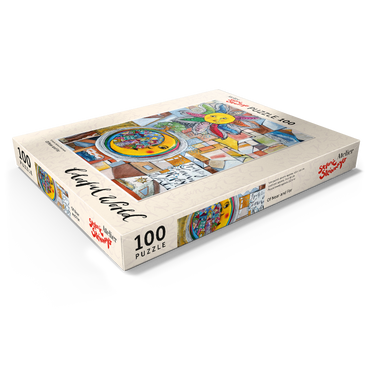 Darstellung des Puzzle Motivs Of Near and Far 100 Puzzle Schachtel Ansicht1