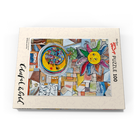 Darstellung des Puzzle Motivs Of Near and Far Of Near and Far 100 Puzzle Schachtel Ansicht3