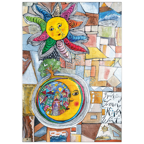 Darstellung des Puzzle Motivs Of Near and Far puzzleplate Of Near and Far 100 Puzzle