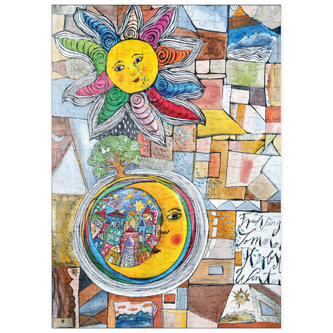 Darstellung des Puzzle Motivs Of Near and Far puzzleplate Of Near and Far 200 Puzzle