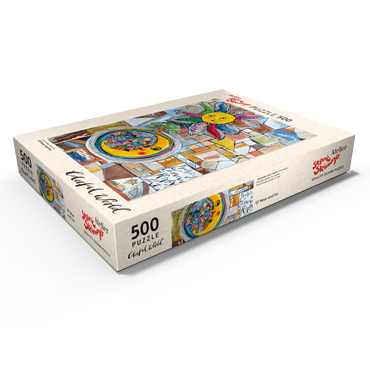 Darstellung des Puzzle Motivs Of Near and Far 500 Puzzle Schachtel Ansicht1