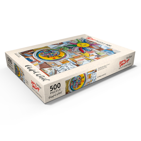 Darstellung des Puzzle Motivs Of Near and Far Of Near and Far 500 Puzzle Schachtel Ansicht1