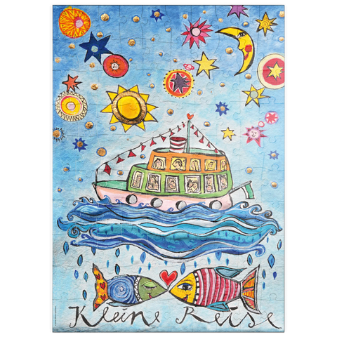 Darstellung des Puzzle Motivs Little Journey puzzleplate Little Journey 100 Puzzle