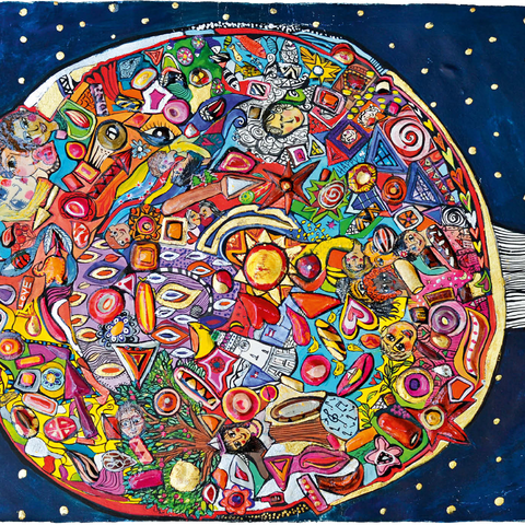 Darstellung des Puzzle Motivs Where I Belong Where I Belong 1000 Puzzle 3D Modell