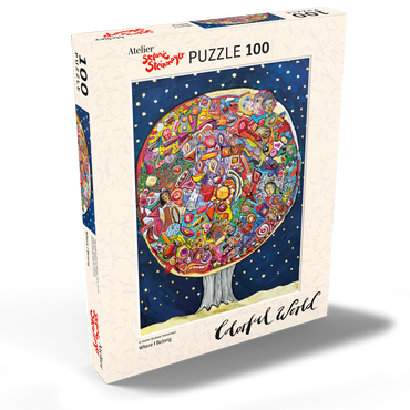 Darstellung des Puzzle Motivs Where I Belong 100 Puzzle Schachtel Ansicht2