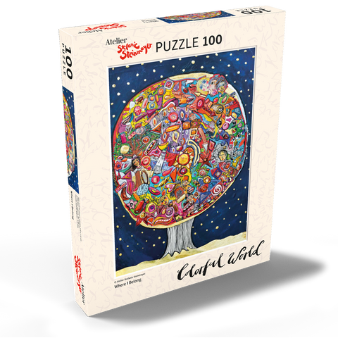 Darstellung des Puzzle Motivs Where I Belong Where I Belong 100 Puzzle Schachtel Ansicht2