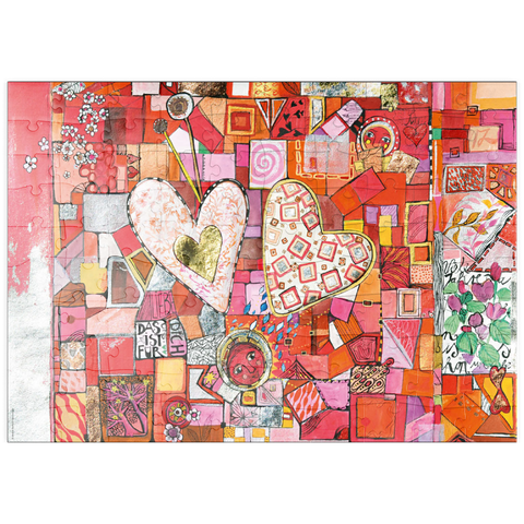 Darstellung des Puzzle Motivs This Is for Us puzzleplate This Is for Us 100 Puzzle