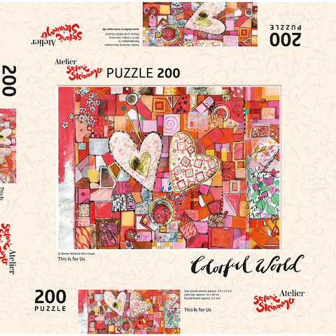 Darstellung des Puzzle Motivs This Is for Us This Is for Us 200 Puzzle Schachtel 3D Modell