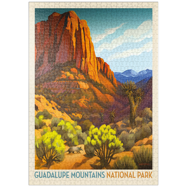 Darstellung des Puzzle Motivs puzzleplate Guadalupe Mountains National Park: Armadillo Crossing 1000 Puzzle