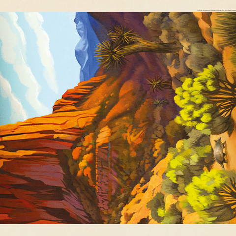 Darstellung des Puzzle Motivs Guadalupe Mountains National Park: Armadillo Crossing Guadalupe Mountains National Park: Armadillo Crossing 1000 Puzzle 3D Modell