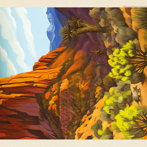 Darstellung des Puzzle Motivs Guadalupe Mountains National Park: Armadillo Crossing Guadalupe Mountains National Park: Armadillo Crossing 100 Puzzle 3D Modell