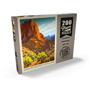 Darstellung des Puzzle Motivs Guadalupe Mountains National Park: Armadillo Crossing 200 Puzzle Schachtel Ansicht2