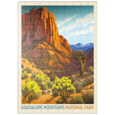 Darstellung des Puzzle Motivs puzzleplate Guadalupe Mountains National Park: Armadillo Crossing 200 Puzzle
