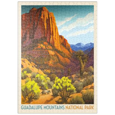 Darstellung des Puzzle Motivs puzzleplate Guadalupe Mountains National Park: Armadillo Crossing 500 Puzzle