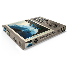 Darstellung des Puzzle Motivs Kenai Fjords National Park: Orca - Puzzleteile: 200