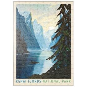 Darstellung des Puzzle Motivs Kenai Fjords National Park: Orca - Puzzleteile: 200