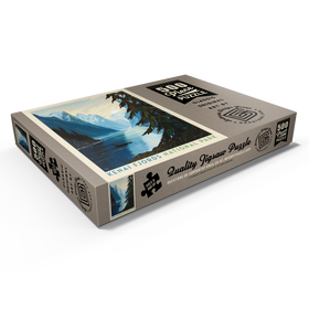 Darstellung des Puzzle Motivs Kenai Fjords National Park: Orca - Puzzleteile: 500