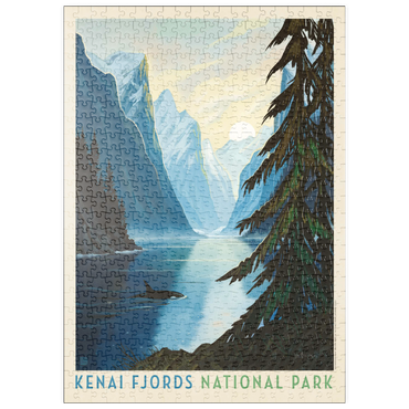 Darstellung des Puzzle Motivs puzzleplate Kenai Fjords National Park: Orca 500 Puzzle