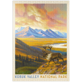 Darstellung des Puzzle-Motivs Kobuk Valley National Park: Caribou Country – Puzzleteile: 1000