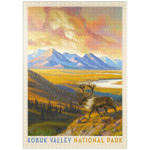 Darstellung des Puzzle Motivs Kobuk Valley National Park: Caribou Country puzzleplate Kobuk Valley National Park: Caribou Country 1000 Puzzle