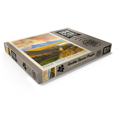 Darstellung des Puzzle Motivs Kobuk Valley National Park: Caribou Country 100 Puzzle Schachtel Ansicht1
