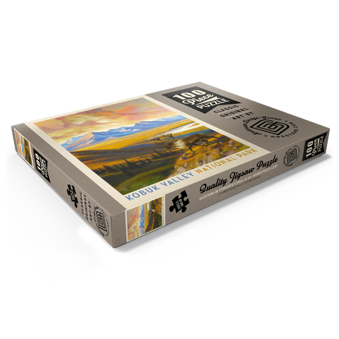 Darstellung des Puzzle Motivs Kobuk Valley National Park: Caribou Country Kobuk Valley National Park: Caribou Country 100 Puzzle Schachtel Ansicht1
