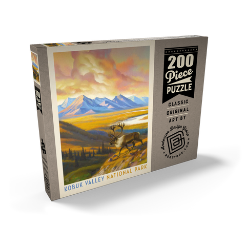 Darstellung des Puzzle Motivs Kobuk Valley National Park: Caribou Country Kobuk Valley National Park: Caribou Country 200 Puzzle Schachtel Ansicht2