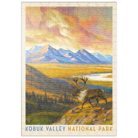 Darstellung des Puzzle Motivs Kobuk Valley National Park: Caribou Country puzzleplate Kobuk Valley National Park: Caribou Country 200 Puzzle