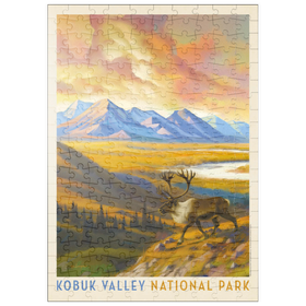 Darstellung des Puzzle Motivs Kobuk Valley National Park: Caribou Country - Puzzleteile: 200