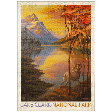 Darstellung des Puzzle Motivs puzzleplate Lake Clark National Park: Autumn Glow 1000 Puzzle