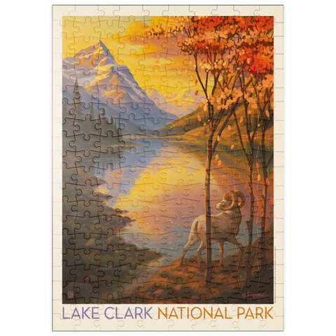 Darstellung des Puzzle Motivs Lake Clark National Park: Autumn Glow puzzleplate Lake Clark National Park: Autumn Glow 200 Puzzle