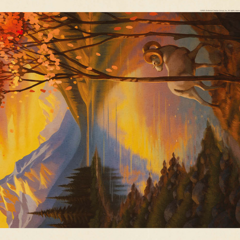 Darstellung des Puzzle Motivs Lake Clark National Park: Autumn Glow Lake Clark National Park: Autumn Glow 500 Puzzle 3D Modell